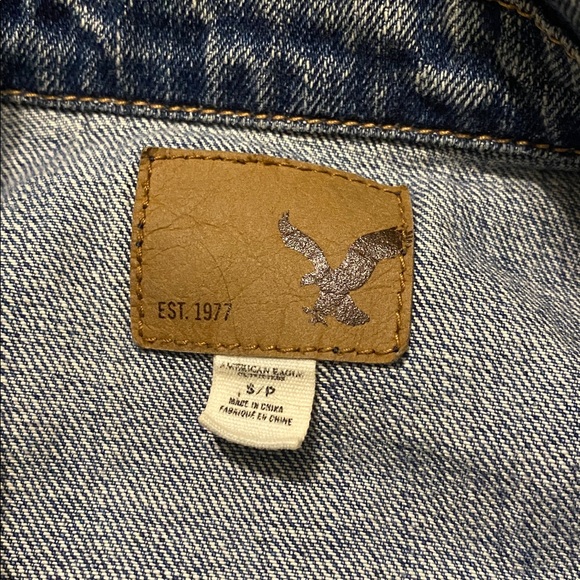American Eagle Denim Jacket Vest - Picture 2 of 3